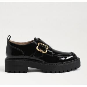Sam Edelman Lora Flat Slip On Platform Loafers Lug Heel Espresso Womens Size US6